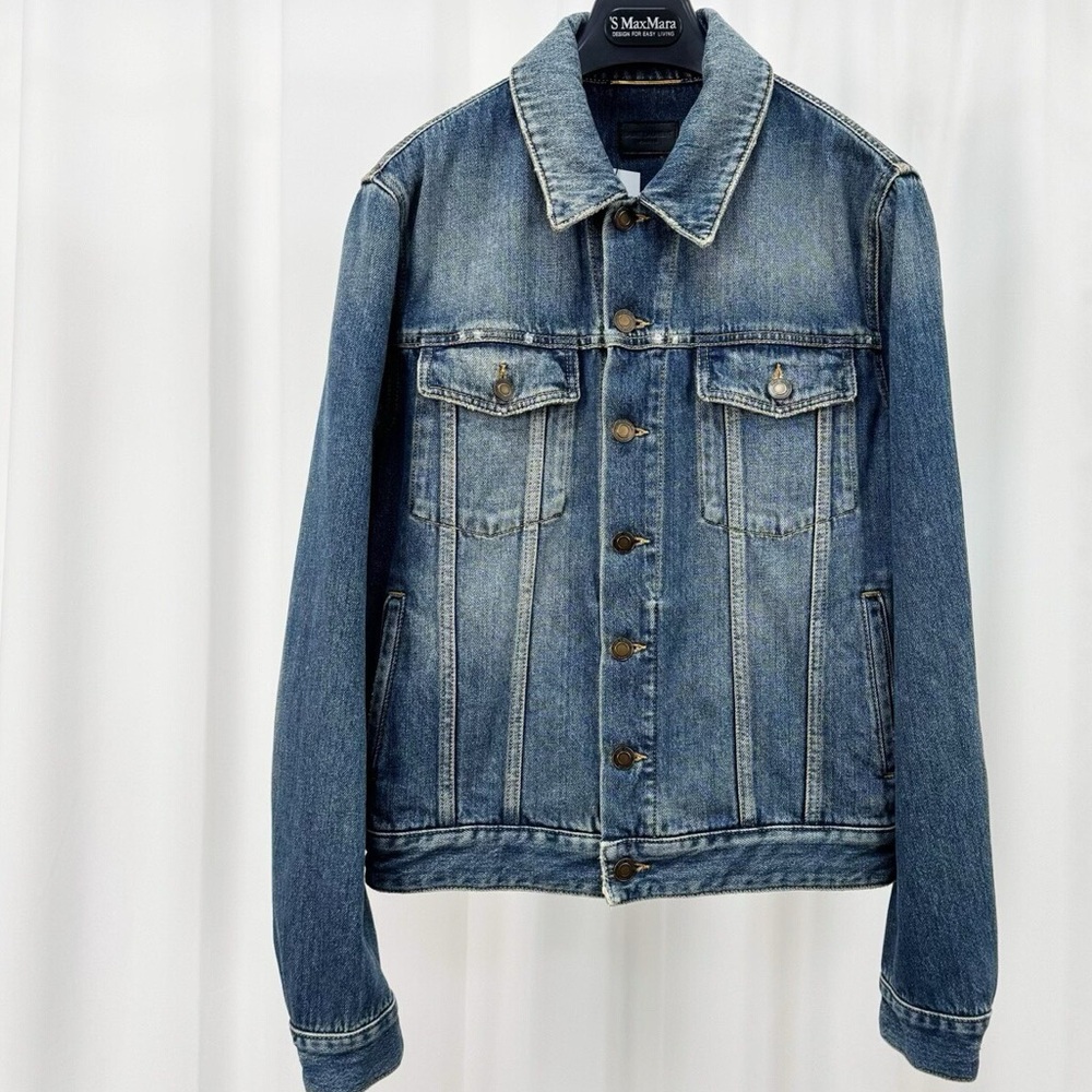 Authentic Saint Laurent Blue Denim Jacket